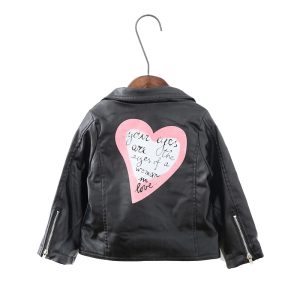 Veste perfecto cuir noir pour fille – Your Eyes