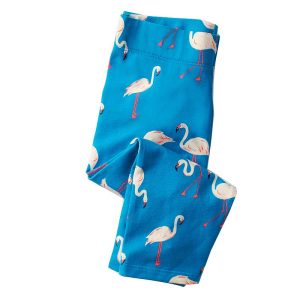 Legging Flamant-Rose – Legging turquoise enfant fille