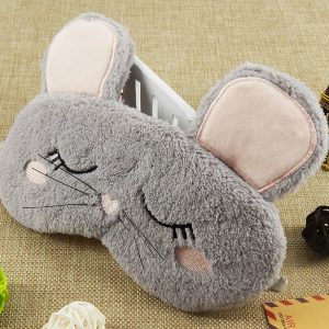 Masque de sommeil confortable – Tête de souris