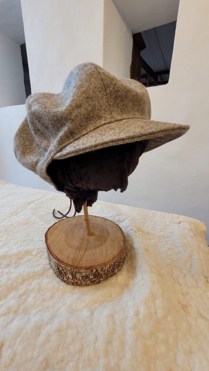Casquette Gavroche en cuir – Image 2