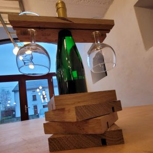 Porte-bouteille et ses 4 sous-verres