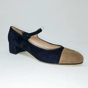 Bianca Nubuck Marine/Beige
