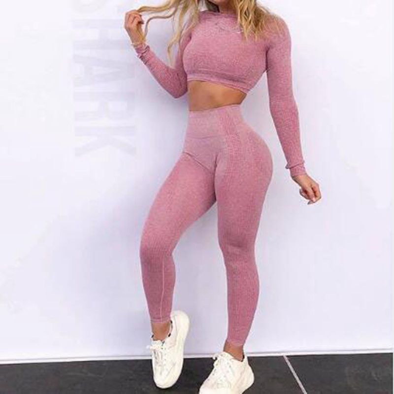 Ensemble legging yoga, Tenue de fitness femme – Image 2