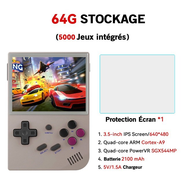 Console de jeux rétro avec 5000 jeux | Écran 3,5 pouces – Image 5