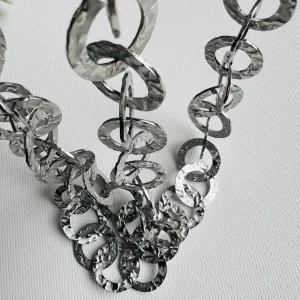 Collier chic MARIJAM sautoir maillons argentés