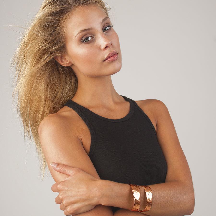 B57016 Bracelet Manchette fendue - Karine Sultan – Image 9