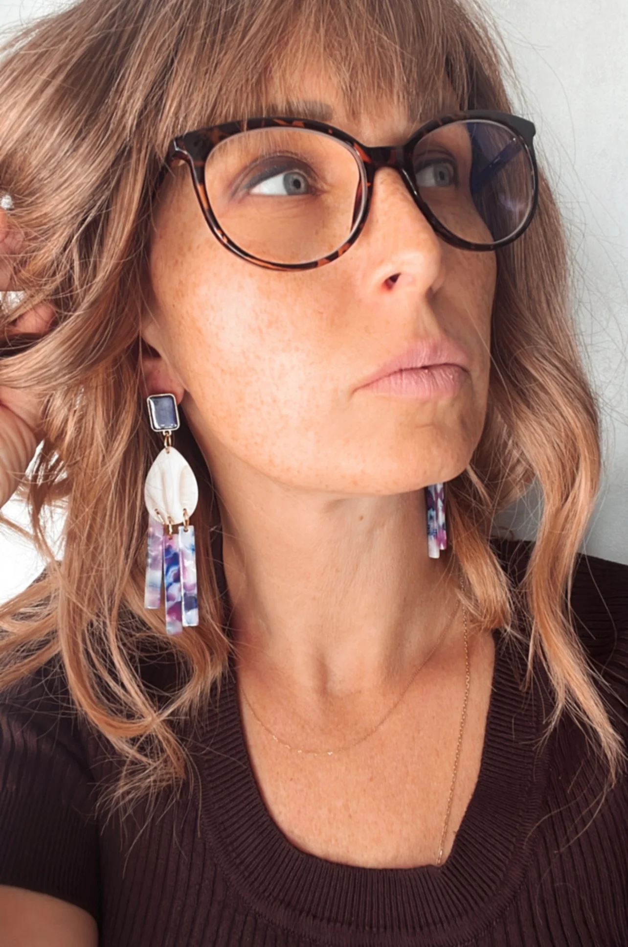 Boucles d’oreilles JILIANNE Édition limitée - Créations Uniques – Image 2