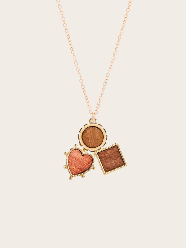 Collier en Bois Femme - Narcisse