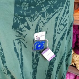 Cabane print Olive/ mousse Marie Cabanac