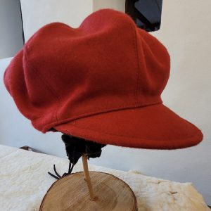 Casquette Gavroche en cuir