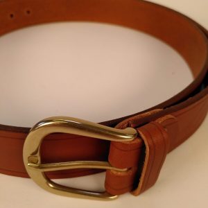 Ceinture cuir naturel