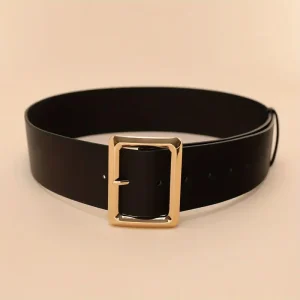 Ceinture Large à Boucle Dorée - Stuttgart