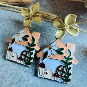 Boucles d’oreilles LORRI style champêtre - Créations Uniques