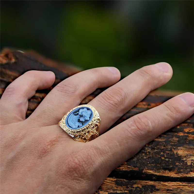 Bague camée Queen pour femme ( 6 couleurs au choix ) – Image 5