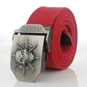 Ceinture Tête de Mort pour Homme - Jack