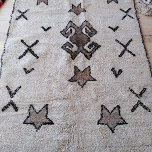 Tapis berbère noué « Etoiles »