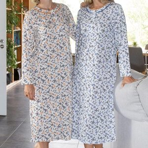 Chemise de nuit – 4 boutons à l’avant – DO