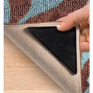 Coins de tapis antidérapants (lot de 8)