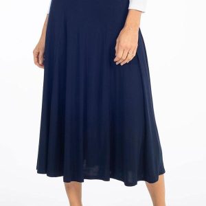 Jupe longue marine – 5E719