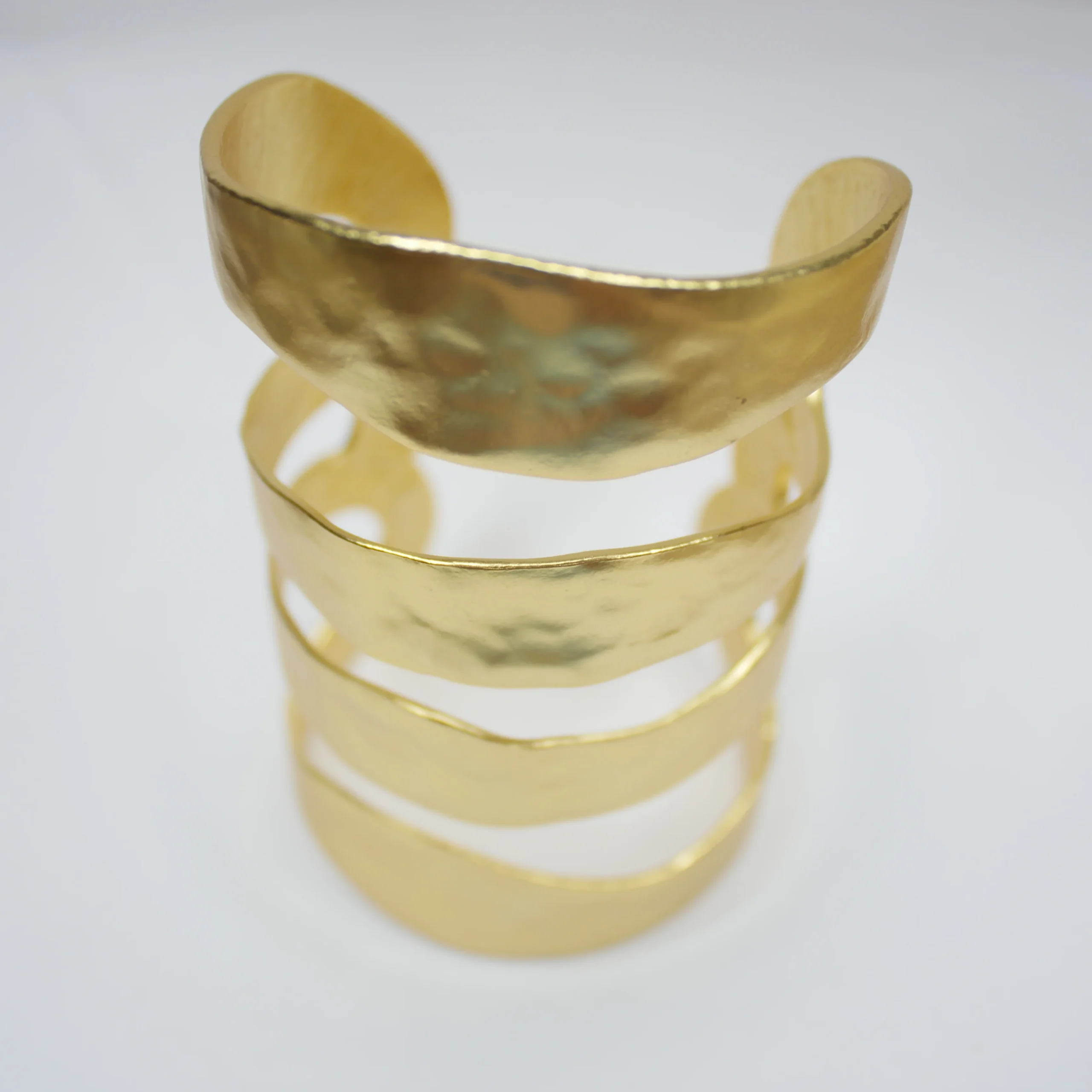 B57053 Bracelet Manchette quatre rangs - Karine Sultan – Image 9