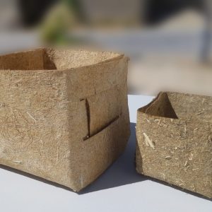 Panier ou Cache-pot 100% chanvre