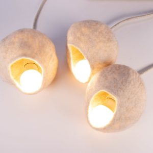 Kit de fabrication de lampes en laine feutrée
