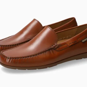 Algoras cuir cognac/gold