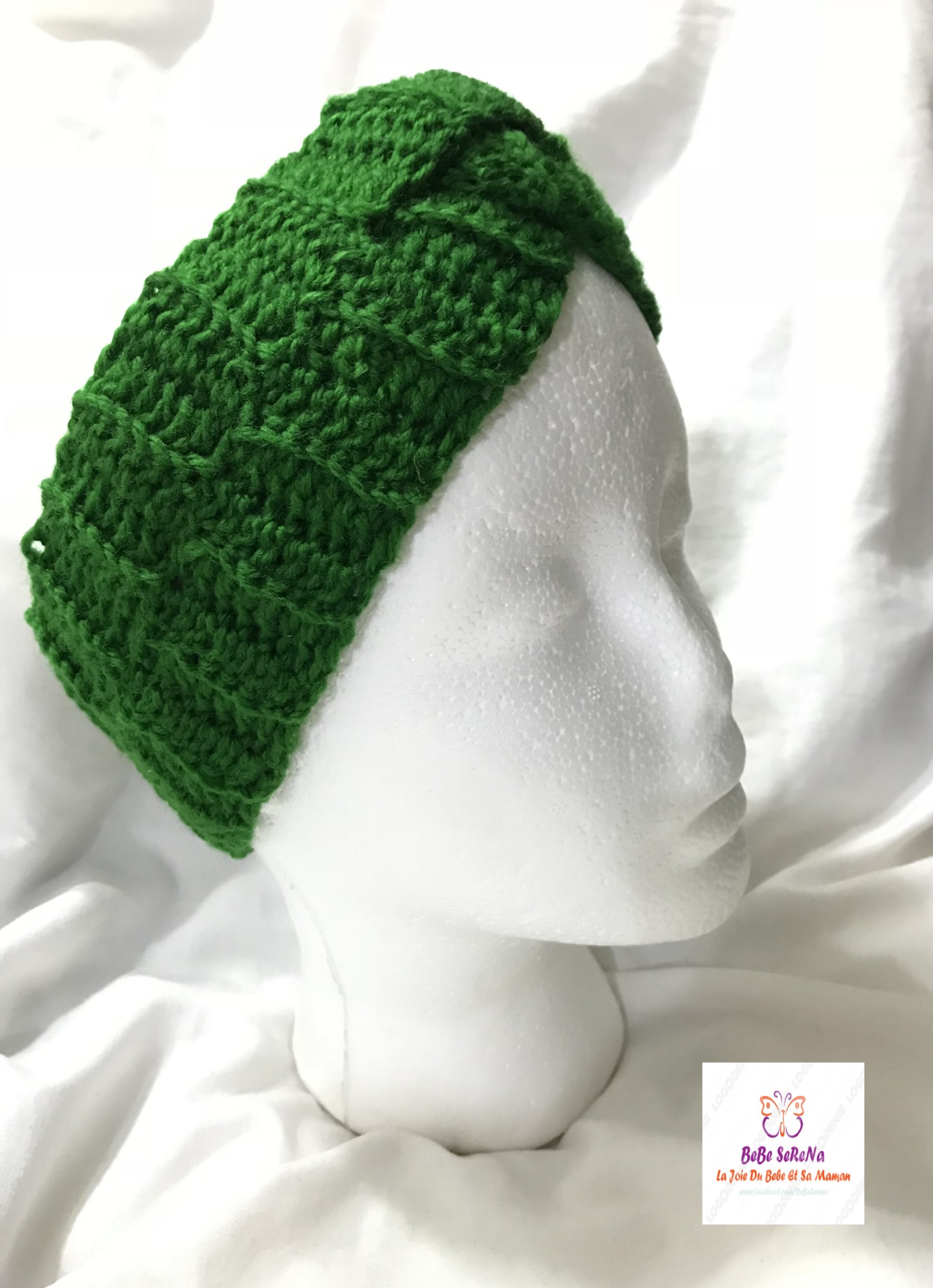 Bandana style Turban au crochet fait main – Image 3
