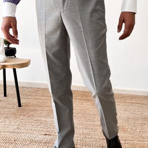 Pantalon classique gris clair - Premium