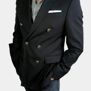 Veste croisée Noir Hadès - Excelsior M4
