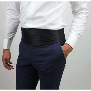 CEINTURE CÉRÉMONIE SOIE NOIR