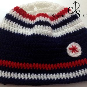 Bonnet Garçon style marin au crochet Hand-Made