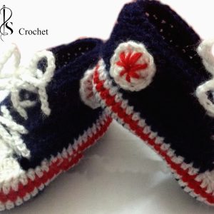 Chaussure style marin au crochet