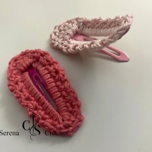Pinces à cheveux au crochet