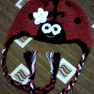 Bonnet coccinelle au crochet Hand-Made