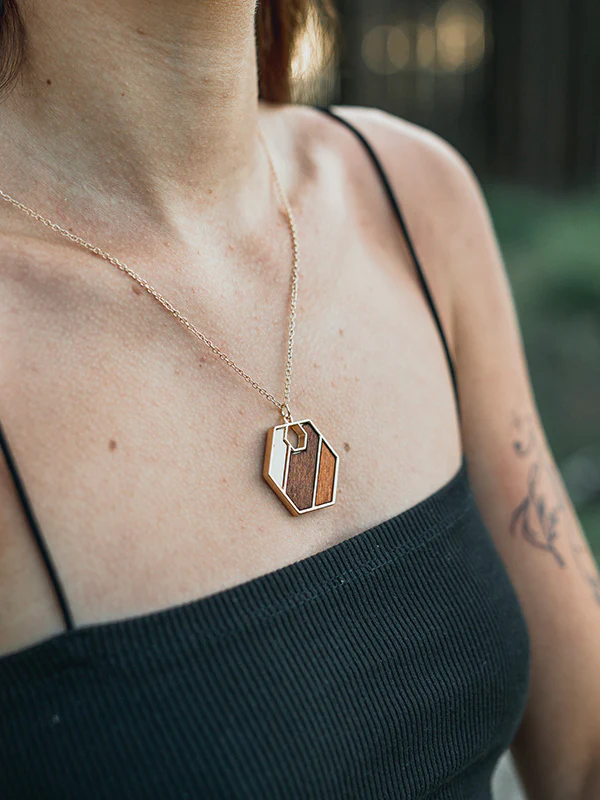 Collier en Bois Femme - Ancolie – Image 2