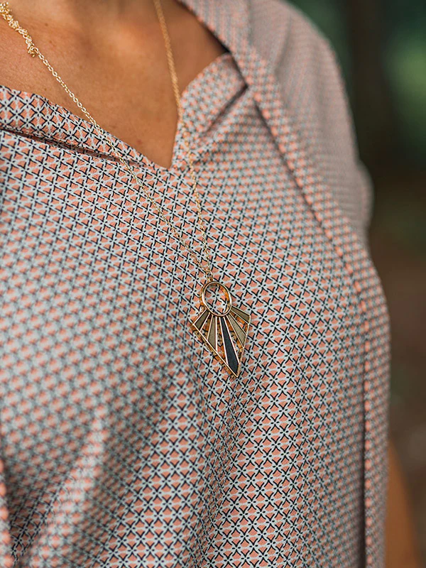 Collier en Bois Femme - Jonc – Image 2