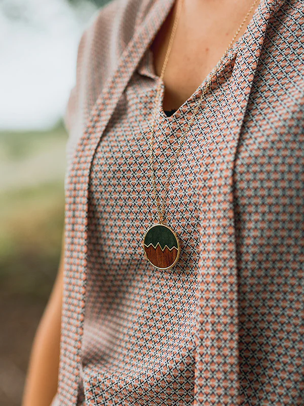 Collier en Bois Femme - Lamier – Image 2