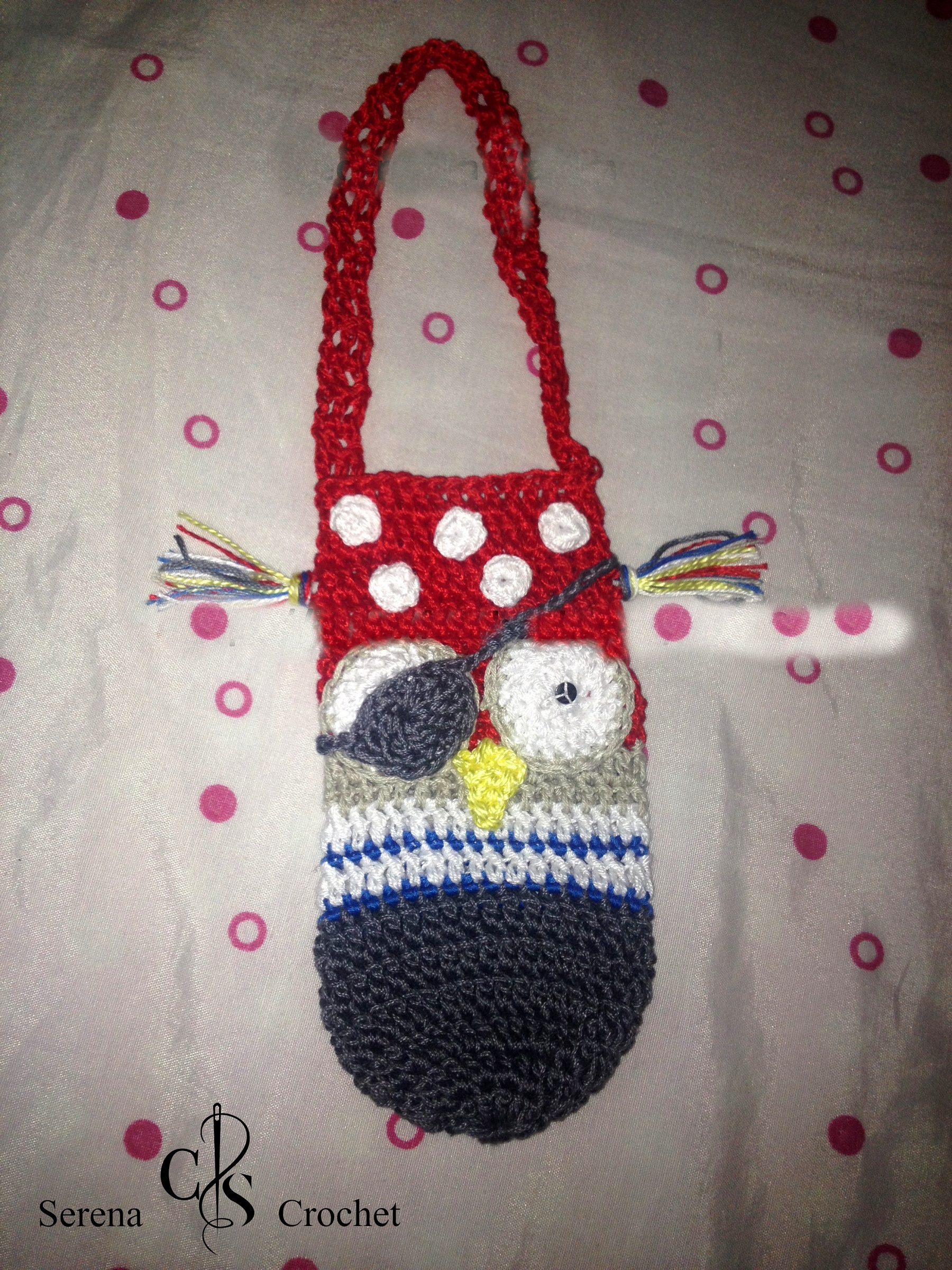 Couverture / Etui bouteille Hiboux le pirate au crochet – Image 3