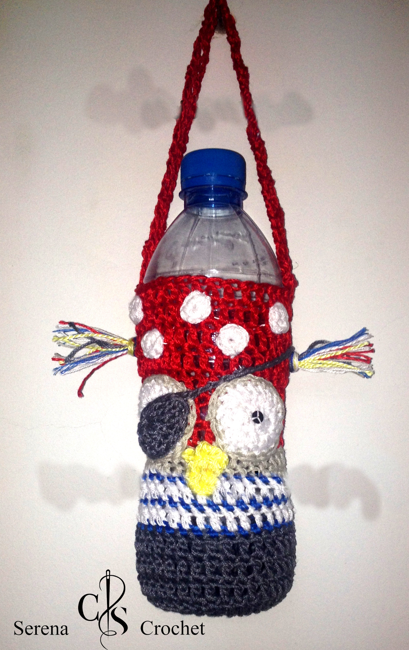 Couverture / Etui bouteille Hiboux le pirate au crochet – Image 5