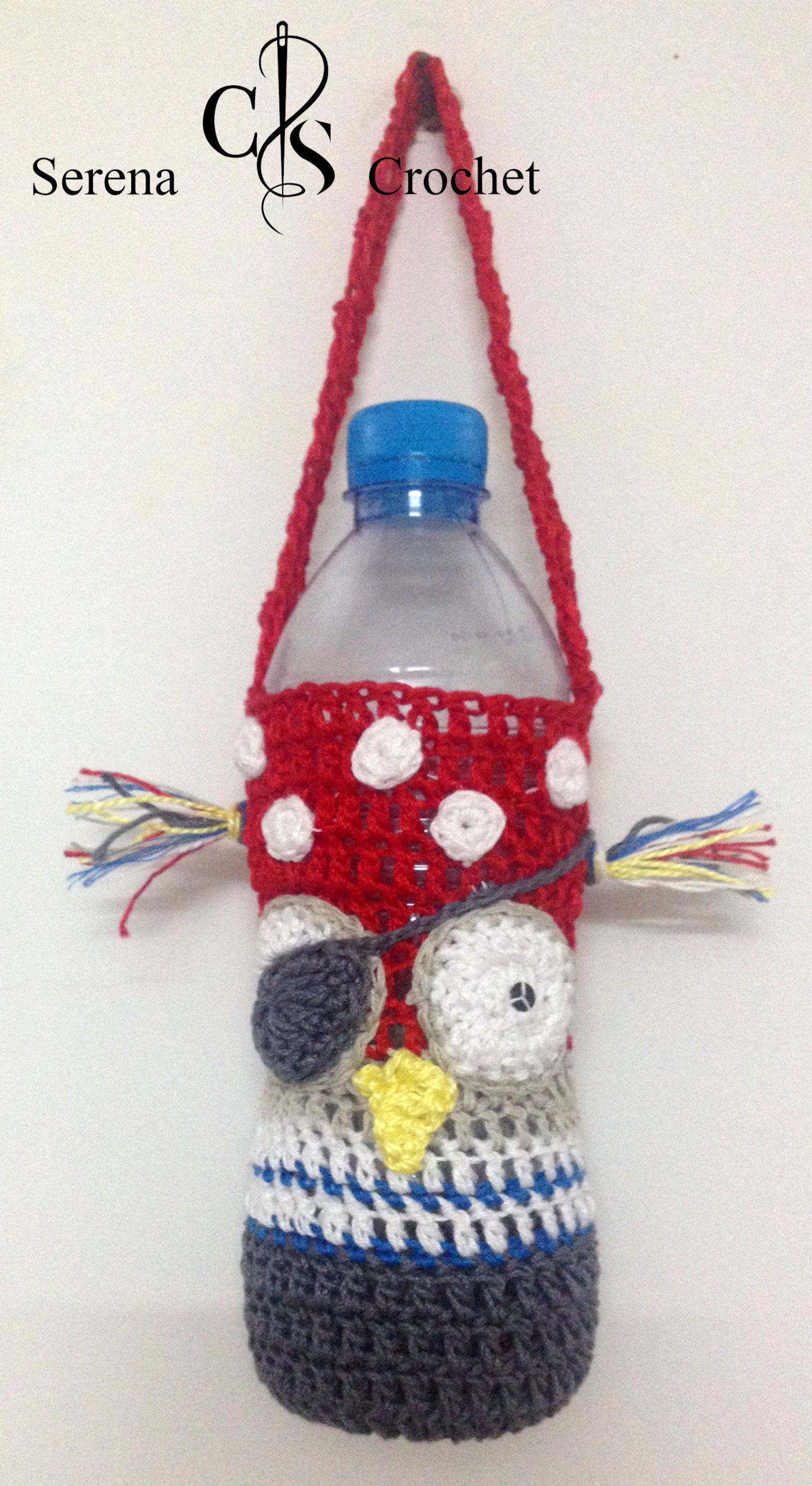 Couverture / Etui bouteille Hiboux le pirate au crochet – Image 4