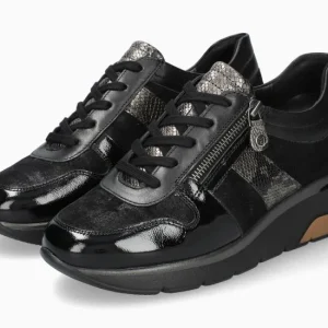 Elisia Noir cuir nubuck