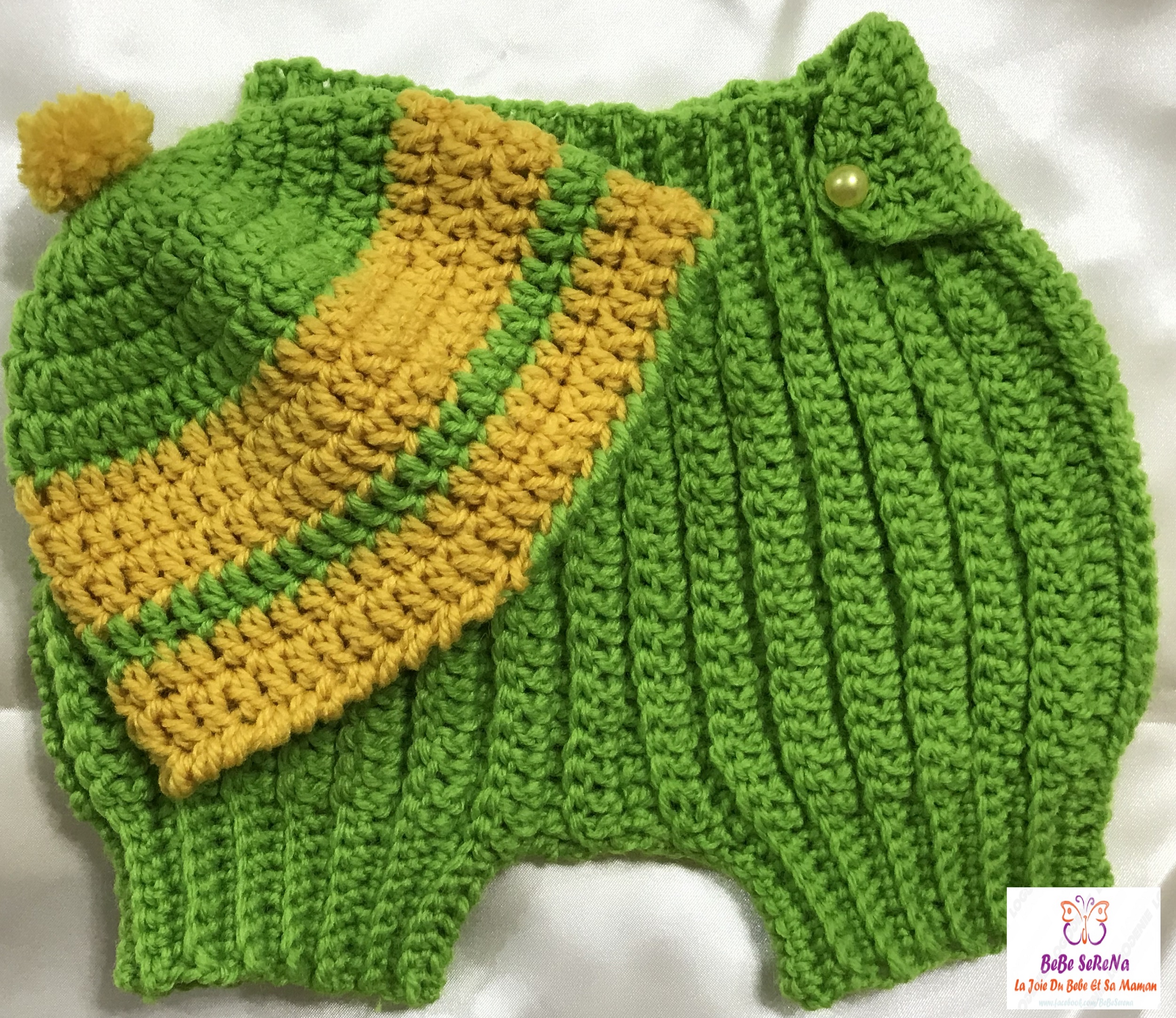 Ensemble cadeau naissance Baby Boy au crochet