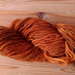 Écheveau Rouille nuancé – 6 brins – bulky – aiguilles +- 7-8