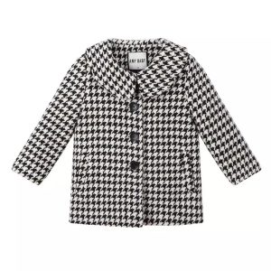 Manteau fille mi-long – Printemps, automne, hiver – BRITISH