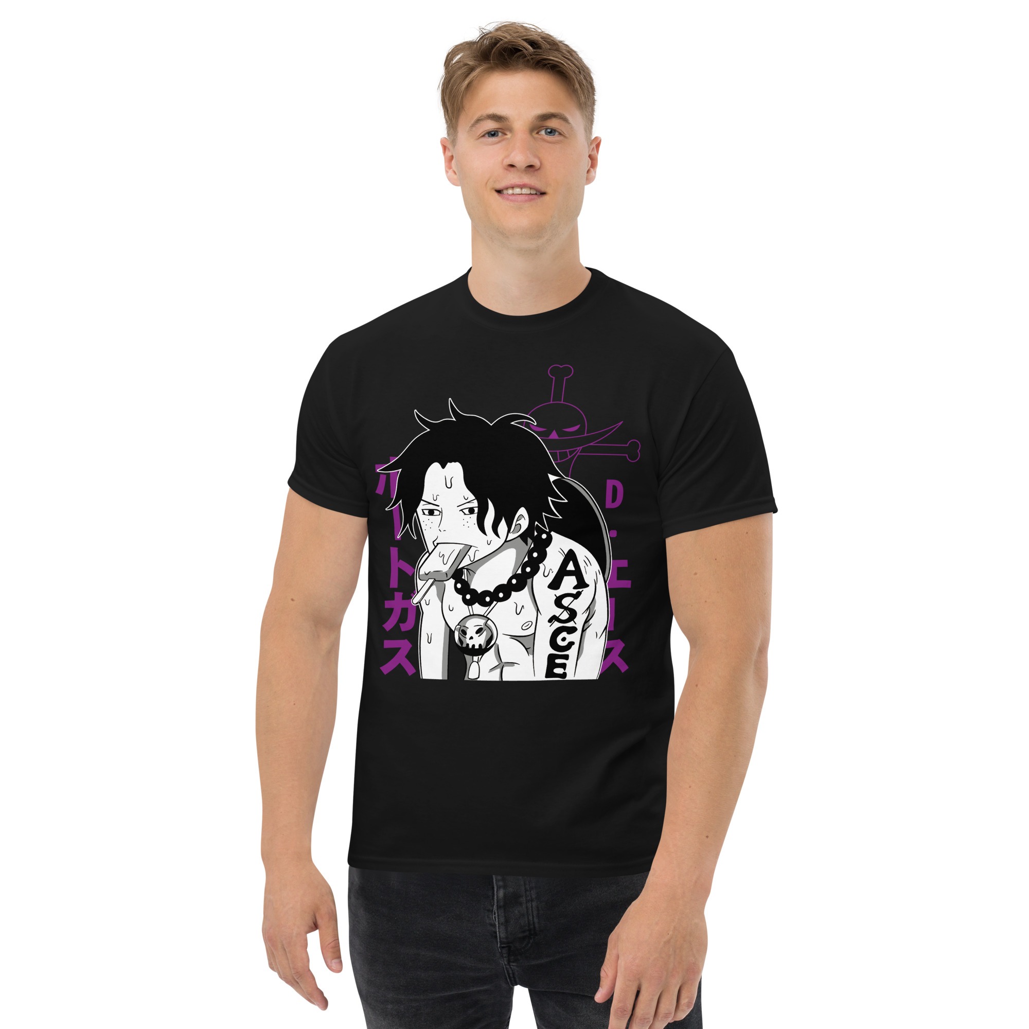 Portugas D Ace T-shirt – One Piece – Image 2