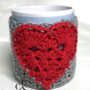 Mug spécial Saint Valentin au crochet