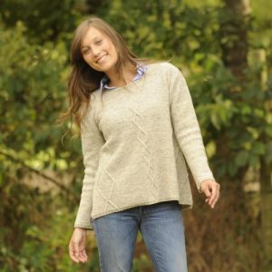 Pull femme 100% laine