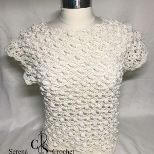 Pull d’été demi manches au crochet