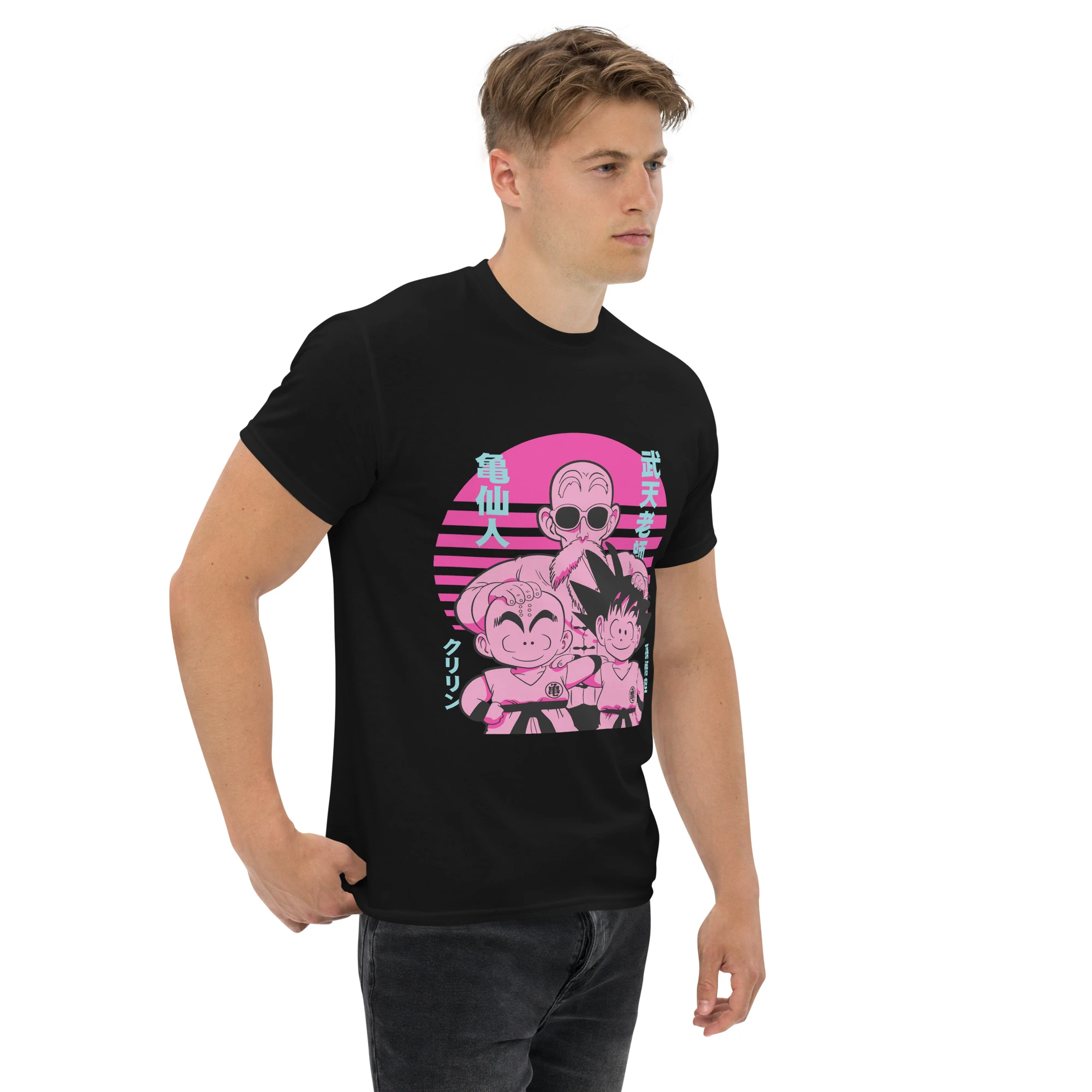 T-shirt Goku, Krillin & Roshi – Dragon ball – Image 3